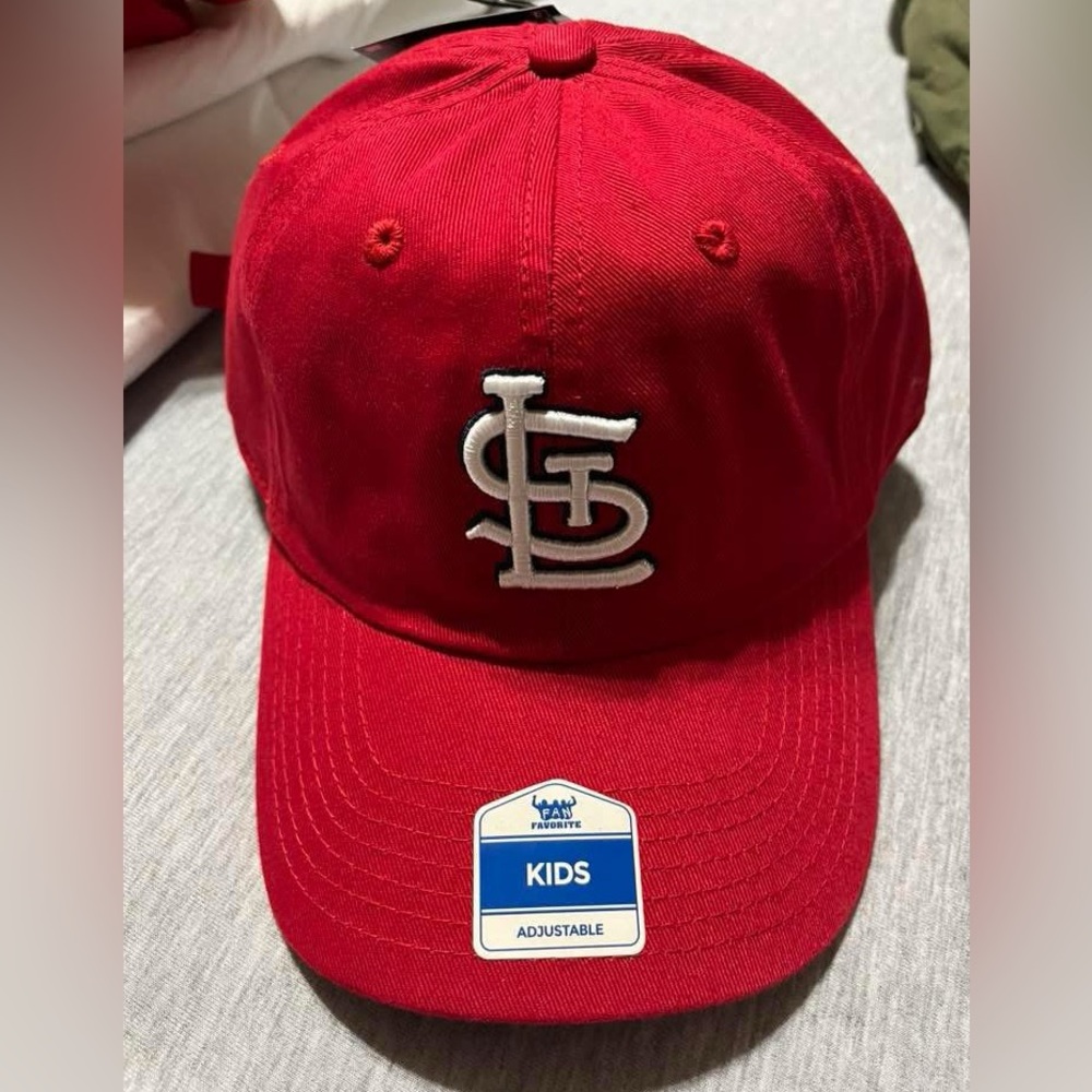 47 Red Adjustable Cap with Logo